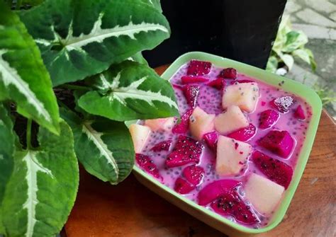 Resep Es Buah Naga Oleh Mama Vino Cookpad