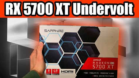 Undervolt Your RX 5700 XT For More FPS Tutorial YouTube