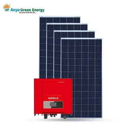 10kw Ongrid Solar System With Polycrystalline Solar Panel At Rs 570000