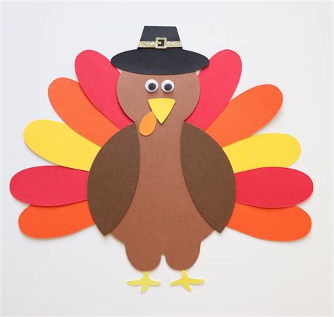 Turkey Craft Kit, Thanksgiving Craft Activity Kids, Fall Craft Pick ...