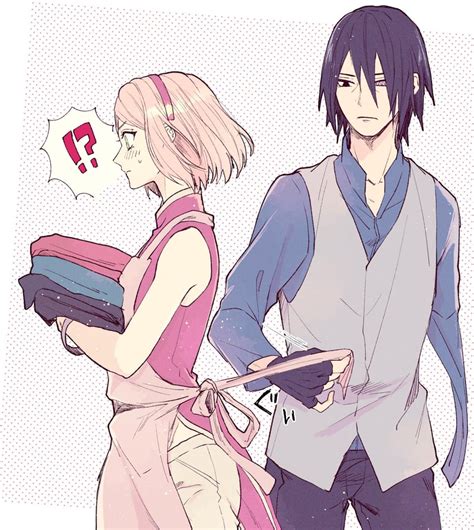 Haruno Sakura And Uchiha Sasuke Naruto And 1 More Drawn By Suzu Tg