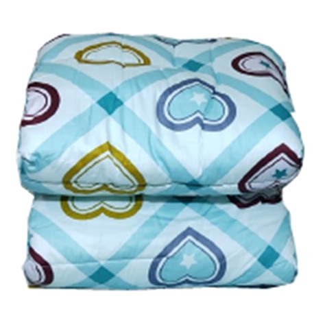 Twill Cotton King Size Comforter - Blue - CT-06