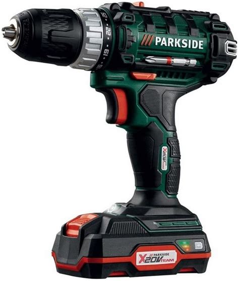 Parkside Cordless Drill V Lithium Ion Battery Screwdriver Pabs Li