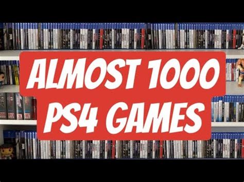 My PlayStation 4 Physical Games Collection 2023 YouTube