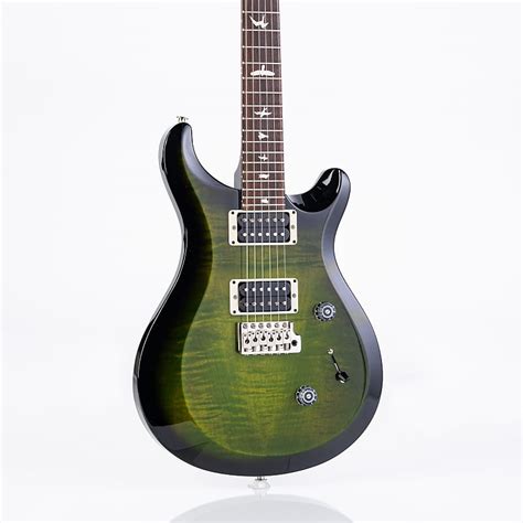 Prs S2 Custom 24 Emerald Green Burst W Black Wrap Reverb