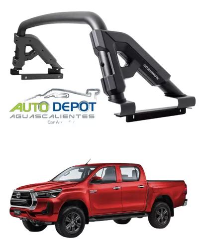 Rollbar Gr Para Toyota Hilux 2016 2023 Go Rhino Negro Meses Sin