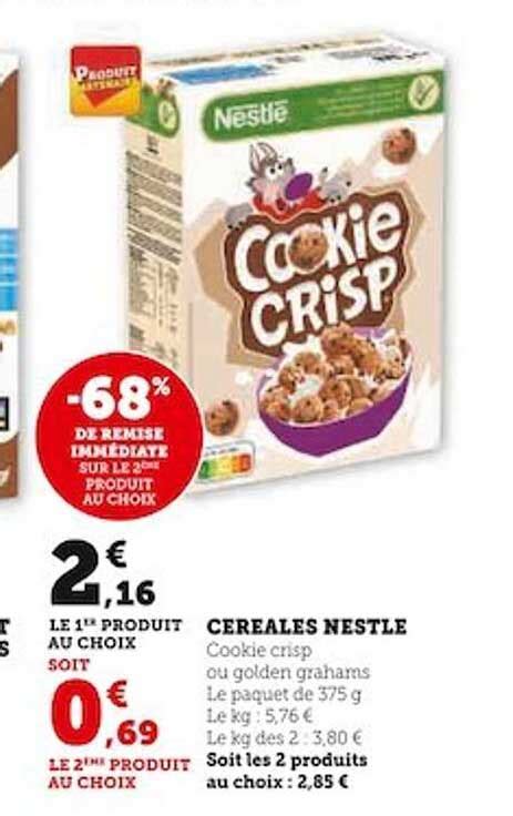 Promo Céréales Nestlé chez U Express iCatalogue fr