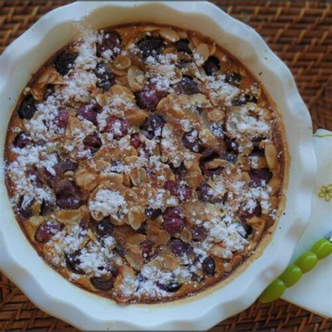 Clafoutis Cerises Au Lait D Amande Sans Lactose Grignot Nat