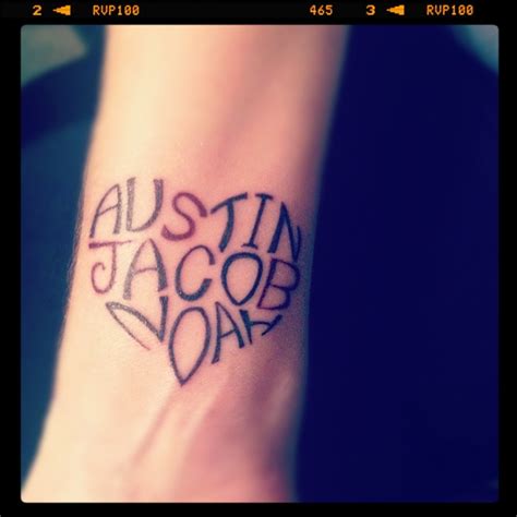 Wrist Name Tattoo Ideas