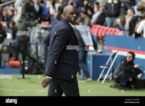 Coach Of Rc Strasbourg Patrick Vieira During The French Championship