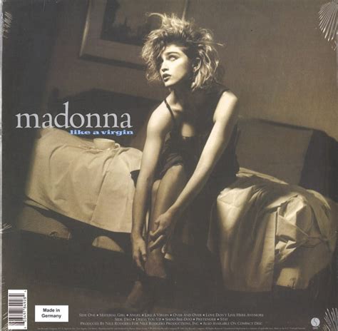 Madonna Like A Virgin Limited Edition Clear Vinyl LP Warner