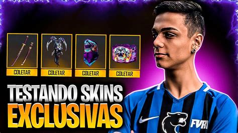 FREE FIRE AO VIVO NOVAS SKINS DE EVENTO JOGANDO VOCÊS LIVE