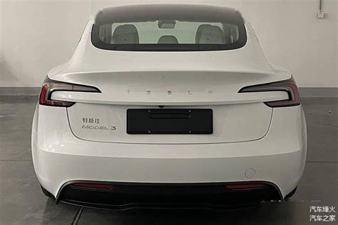 特斯拉model 3焕新版实拍图曝光！车身增长续航提升车家号发现车生活汽车之家