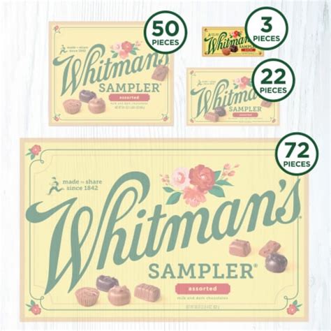 WHITMAN S SAMPLER Assorted Chocolate Gift Box 1 6 Oz King Soopers