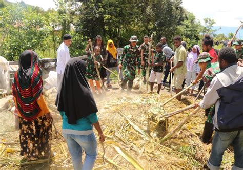 Rayakan Idul Fitri H Satgas Yonif Bn Menyelenggarakan Acara