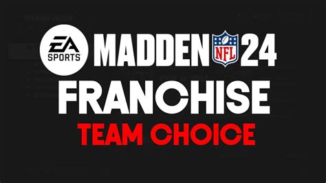 Madden Franchise Team Vote Youtube