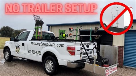 THE ULTIMATE LAWN CARE TRUCK BED SETUP FOR MOWING YouTube