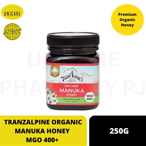 TRANZALPINE ORGANIC MANUKA HONEY MGO 400 250G Lazada