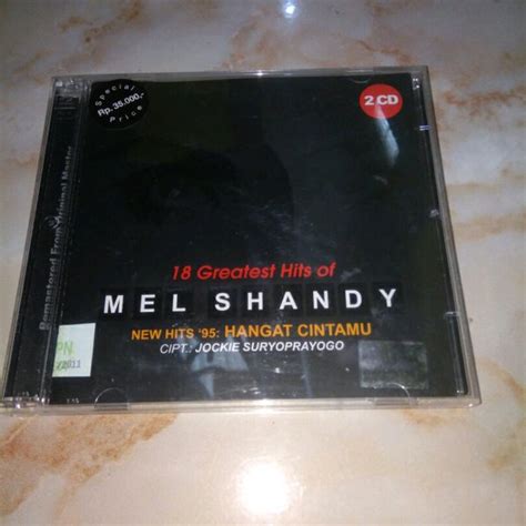 Jual CD Musik 18 GREATEST HITS MEL SHANDY Isi 2 Disk Di Lapak Toko