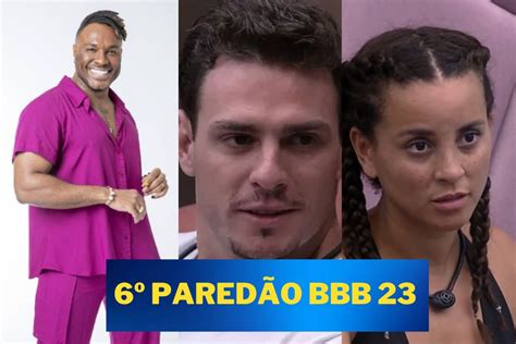 Quem está na frente para sair no 6º paredão do BBB 23 PARCIAL atualizada