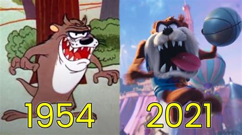 Evolution Of Taz The Tasmanian Devil In Movies Cartoons And Tv 1954