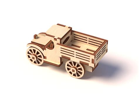 Laser Cut Retro Car Retro Car Model From The Collection Etsy