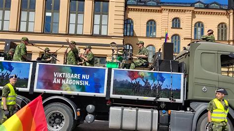 Henrik Palmgren On Twitter Military Pride Parade Stockholm