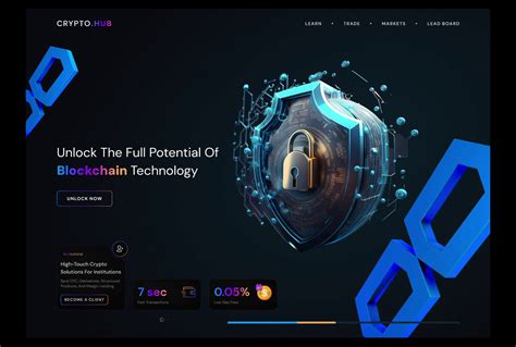 Crypto Hub Blockchain Landing Page By Md Jahid Hasan Joy On Dribbble