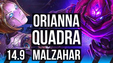 ORIANNA Vs MALZAHAR MID Quadra Rank 6 Ori 13 2 11 Legendary JP