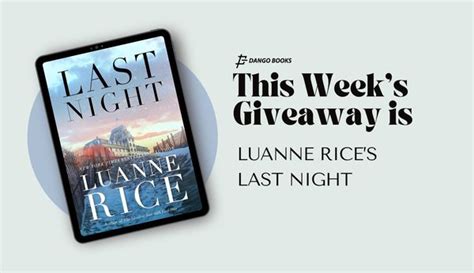 Last Night by Luanne Rice [Kindle Edition] - Kingsumo Giveaway