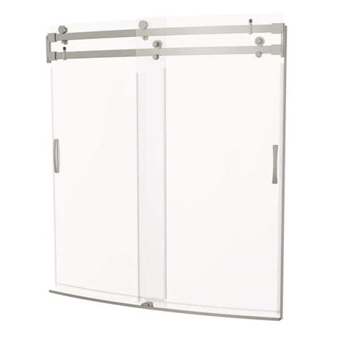 Delta Classic 500 Curve 60 In W X 61 75 In H Sliding Tub Door In