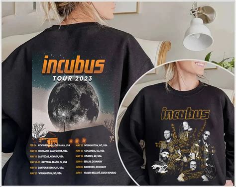 Incubus Rock Band Tour 2023 Crewneck Merch, Incubus Band Tee, Rock ...