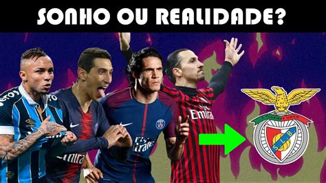 CAVANI DI MARIA IBRAHIMOVIC E CEBOLINHA NO BENFICA SONHO OU