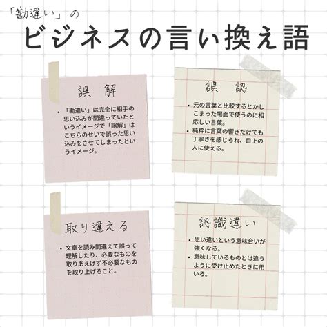 勘違いの言い換え語のおすすめは？ビジネスやカジュアルに使える類義語のまとめ！ 言い換えドットコム