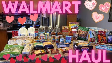 WALMART WEEKLY GROCERY HAUL W MEAL PLAN 1 10 23 YouTube