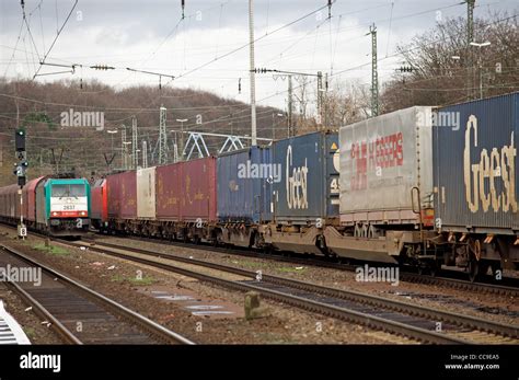 Freight Trains Germany Stock Photo Alamy