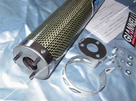 Exhaust Silencer Only GIANNELLI Kevlar Aluminum Or Carbon For APRILIA