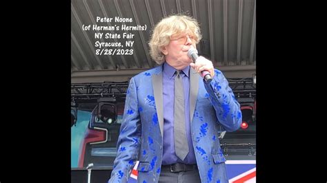 Peter Noone Of Herman S Hermits Henry The VIII LIVE NY State Fair