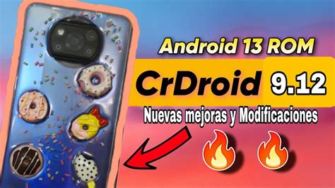 CRDROID 9 12 ES LO MEJOR PARA TU POCO X3 NFC YouTube