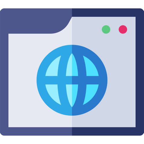 Global Basic Rounded Flat Icon