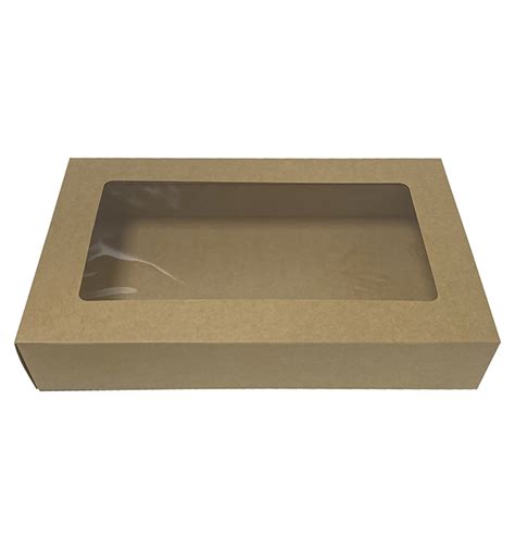 Caja Kraft Kaft Con Ventana X X Cm Uds