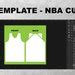 Basketball Jersey Editable Digital Print File Full Sublimation Design