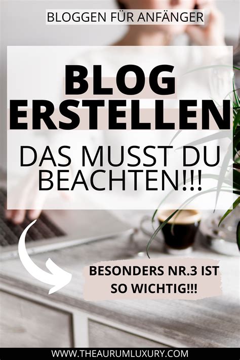 Pin Auf Blog Starten Blogging Tipps