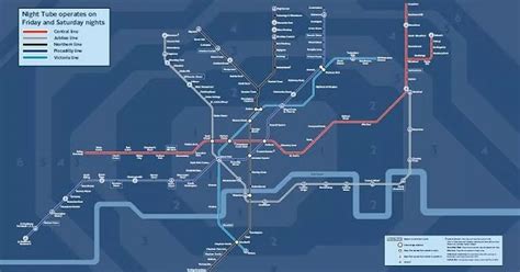 Night Tube map: First-look at London Underground night service - MyLondon