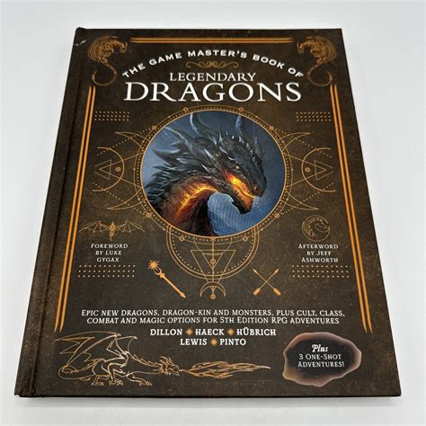 The Game Masters Book Of Legendary Dragons Hardcover Dnd 5e Very Good