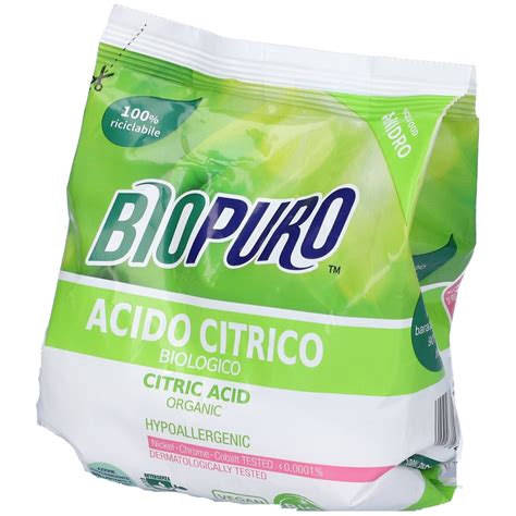 Biopuro Acido Citrico Anidro 450 G Redcare