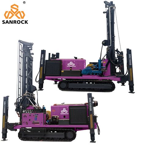 Crawler Water Drilling Rigs Borehole Depth 1500m Hydraulic Core Sample