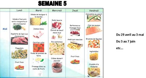 Les Menus Printemps APEI Denain