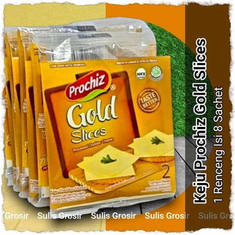 Jual Keju Prochiz Gold Slice Renceng Isi Sachet Atau Slice