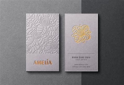 Premium Psd Modern And Luxurious Business Cards Mockup With Golden